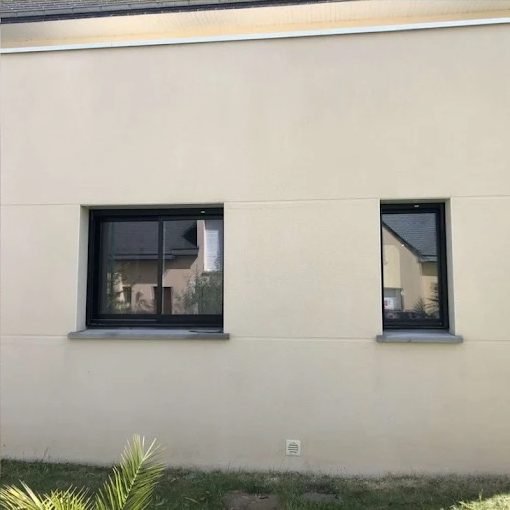 Façade nettoyée, maison 2, après